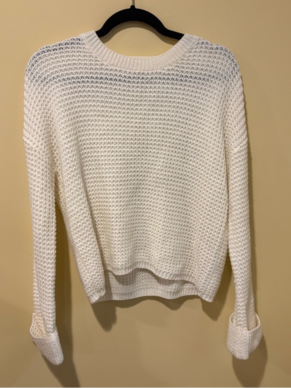 Copper Key Cream Knit Crewneck Sweater